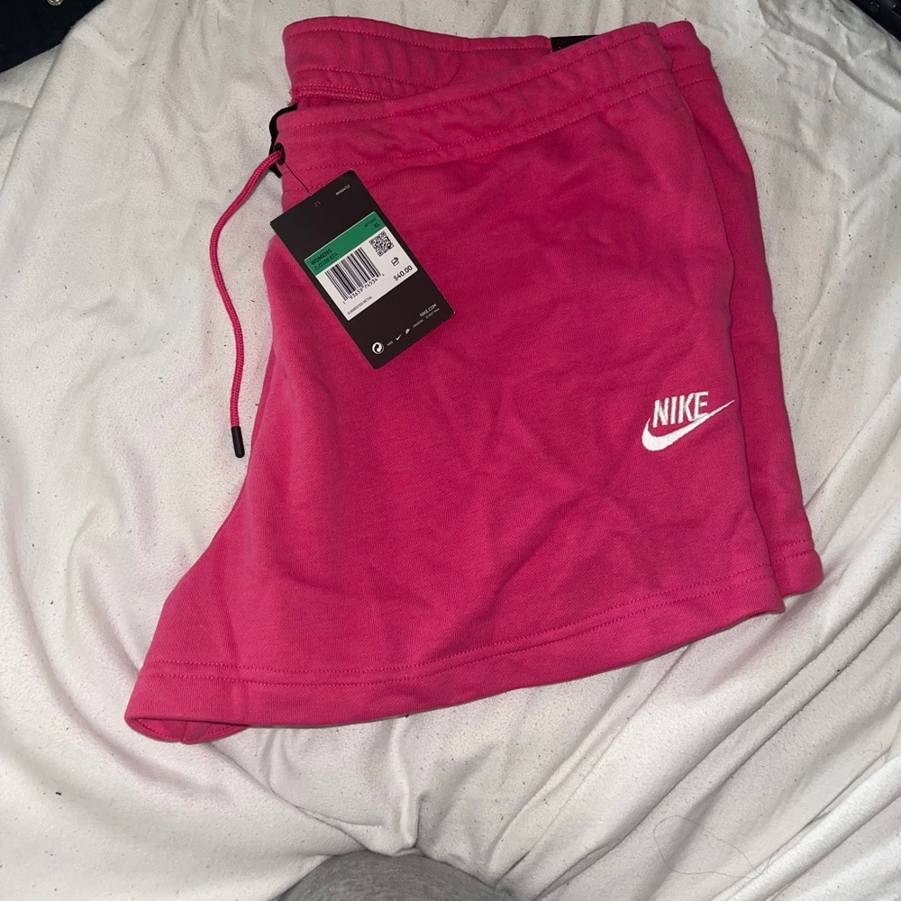 (2) brand new never worn Nike terrycloth shorts